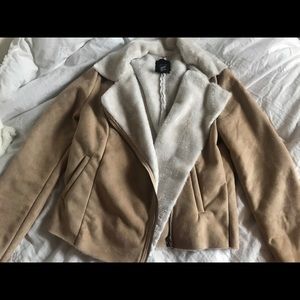 Faux fur jacket